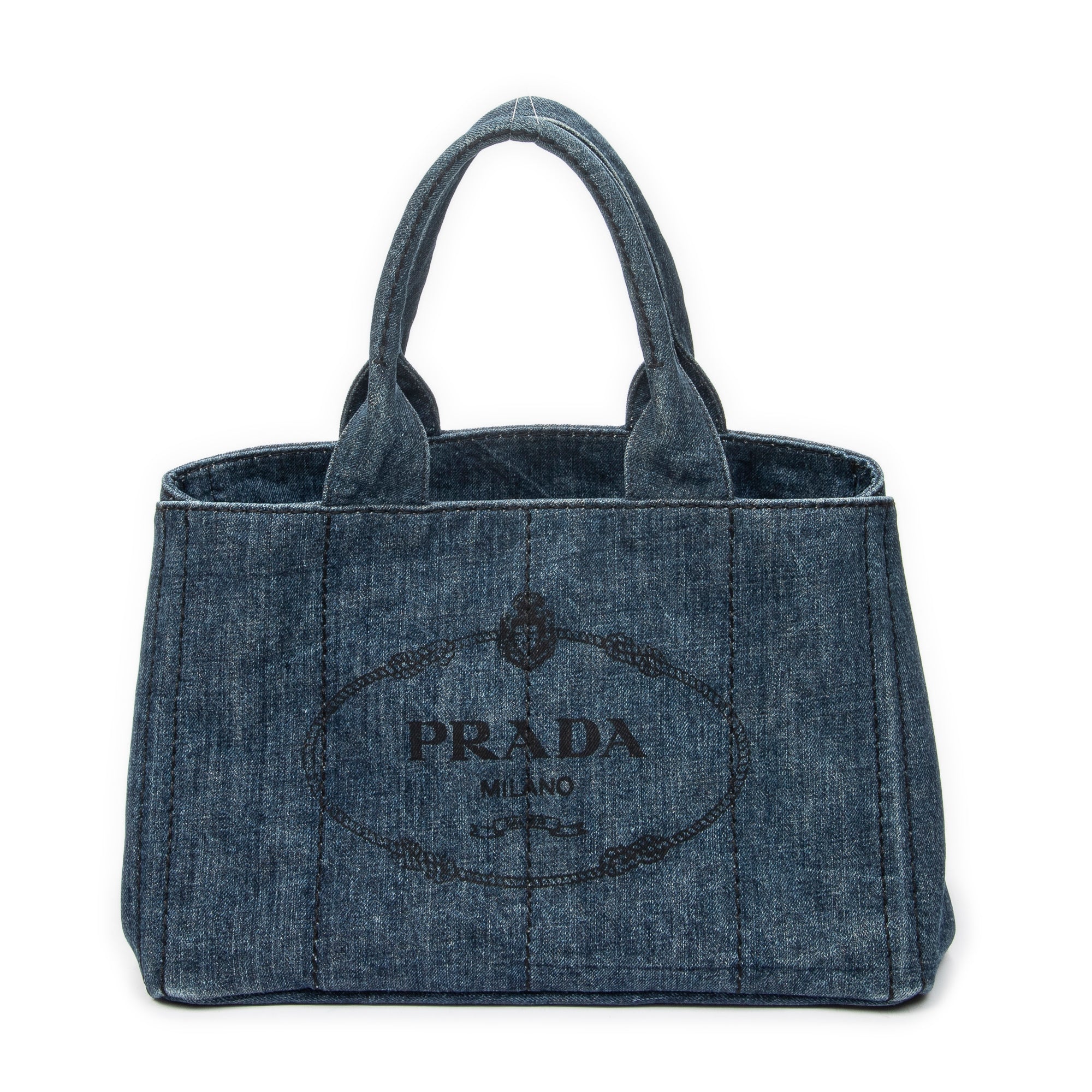 Shoulder Bag Medium Canapa Tote Blue Denim Canapa Denim Canvas