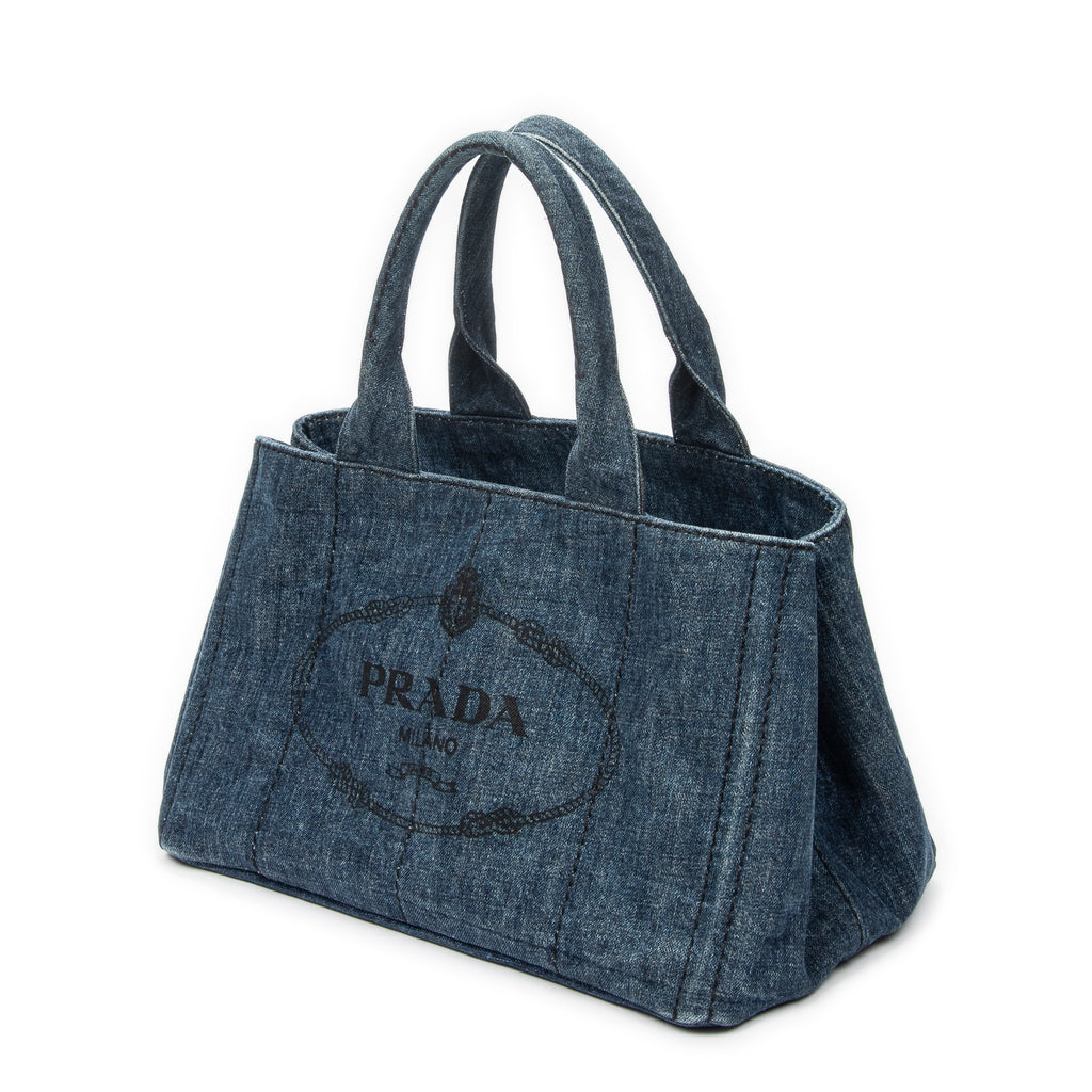 Shoulder Bag Medium Canapa Tote Blue Denim Canapa Denim Canvas