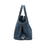Shoulder Bag Medium Canapa Tote Blue Denim Canapa Denim Canvas