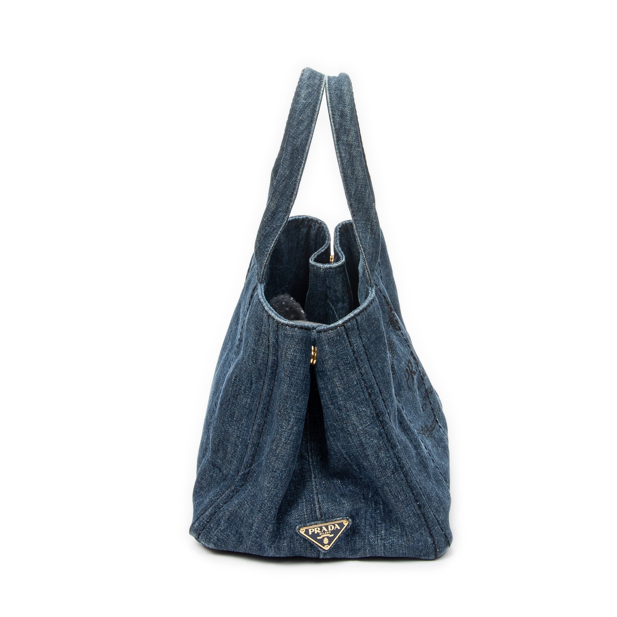 Shoulder Bag Medium Canapa Tote Blue Denim Canapa Denim Canvas