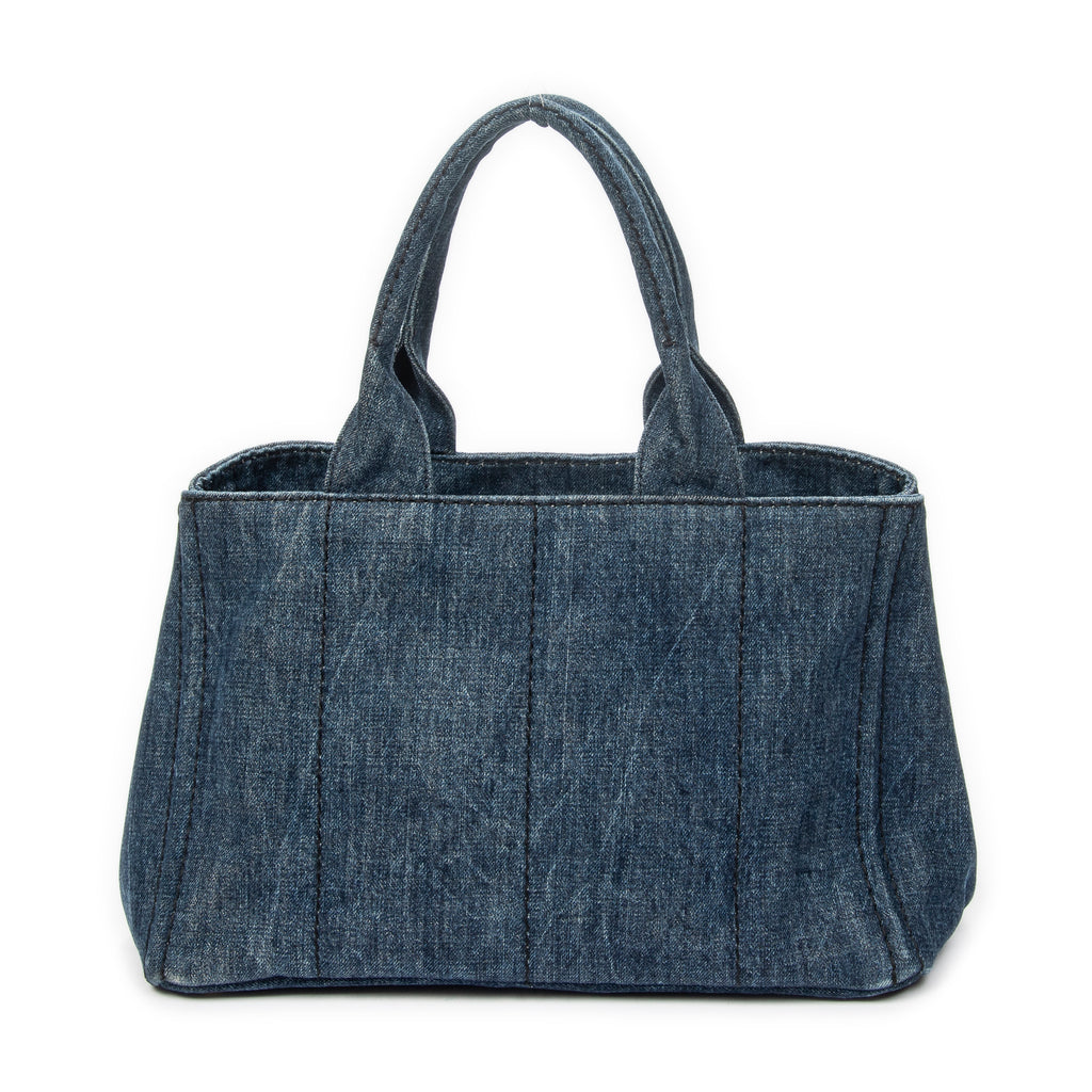 Shoulder Bag Medium Canapa Tote Blue Denim Canapa Denim Canvas