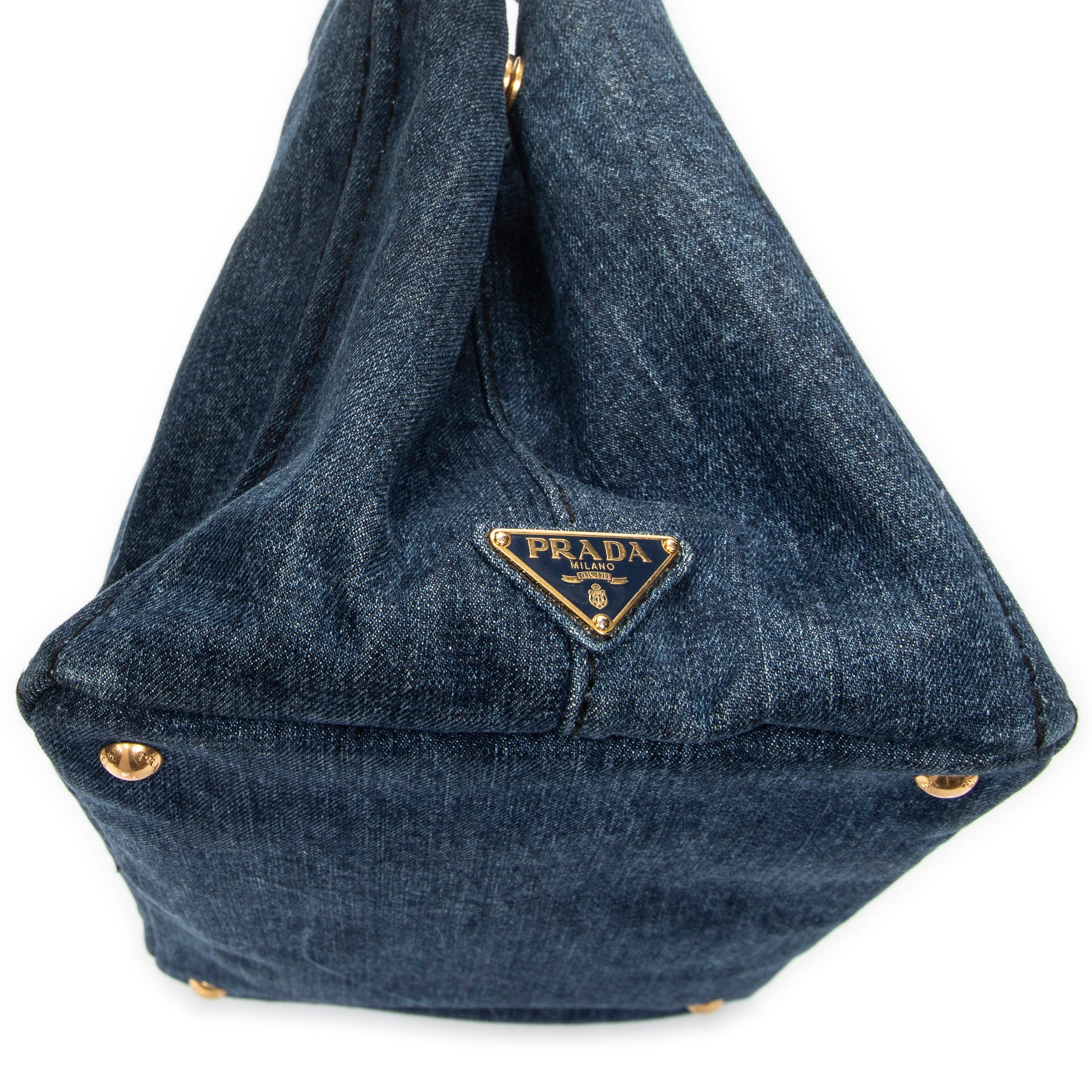 Shoulder Bag Medium Canapa Tote Blue Denim Canapa Denim Canvas