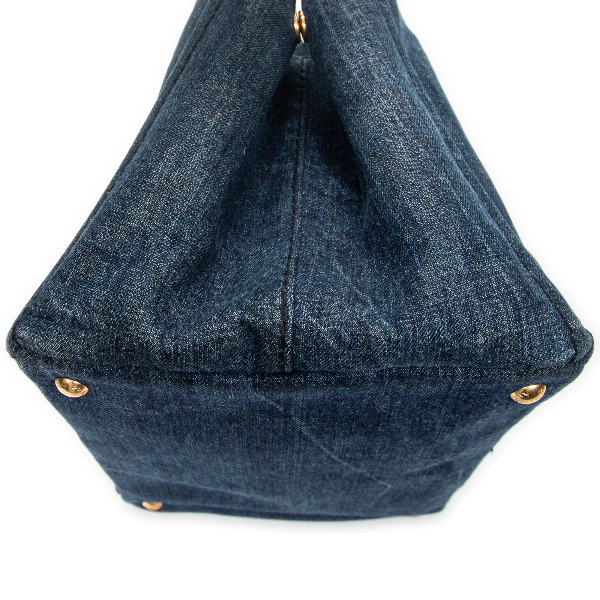 Shoulder Bag Medium Canapa Tote Blue Denim Canapa Denim Canvas