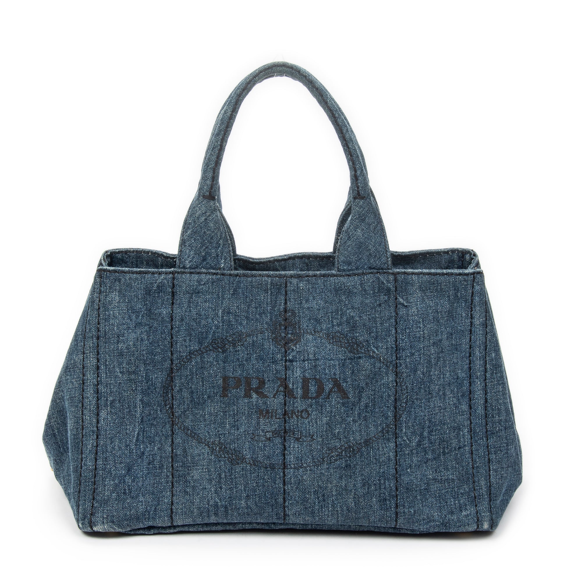 Shoulder Bag Medium Canapa Tote Blue Denim Canapa Denim Canvas