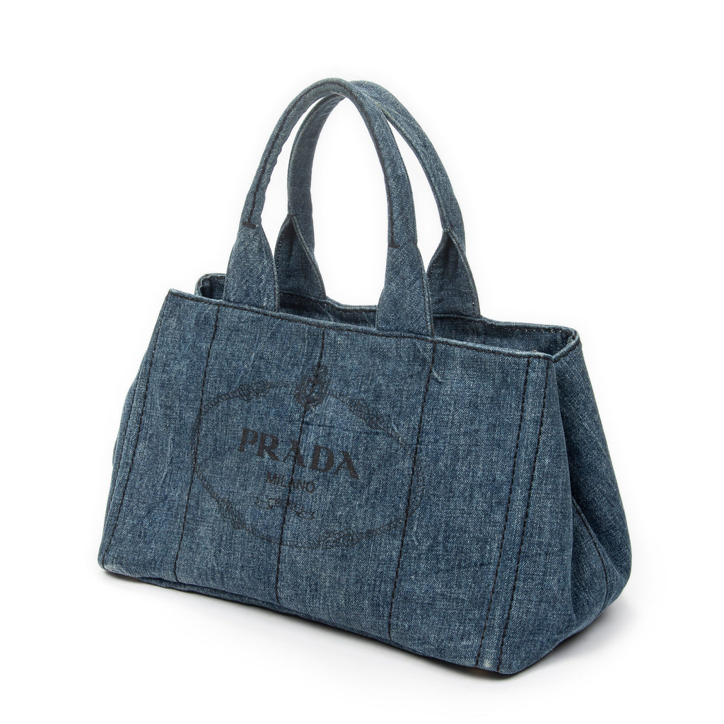 Shoulder Bag Medium Canapa Tote Blue Denim Canapa Denim Canvas