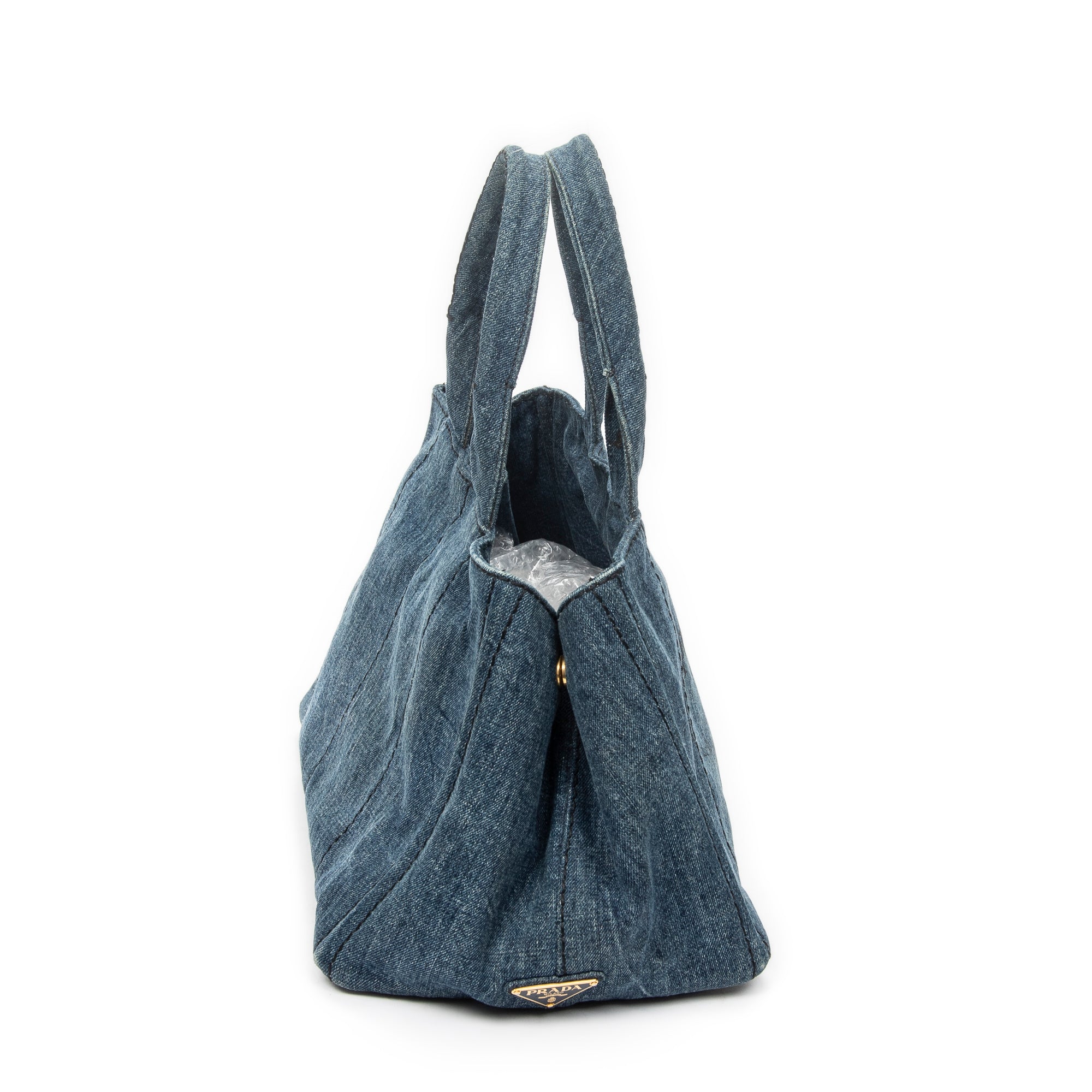 Shoulder Bag Medium Canapa Tote Blue Denim Canapa Denim Canvas