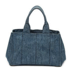 Shoulder Bag Medium Canapa Tote Blue Denim Canapa Denim Canvas