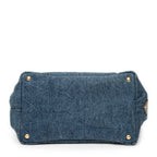Shoulder Bag Medium Canapa Tote Blue Denim Canapa Denim Canvas