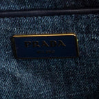 Shoulder Bag Medium Canapa Tote Blue Denim Canapa Denim Canvas