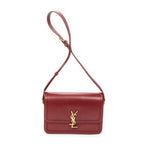 Shoulder Bag Medium Solferino Red Calfskin Leather