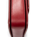 Shoulder Bag Medium Solferino Red Calfskin Leather