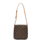 Shoulder Bag Musette Salsa Brown Monogram Canvas