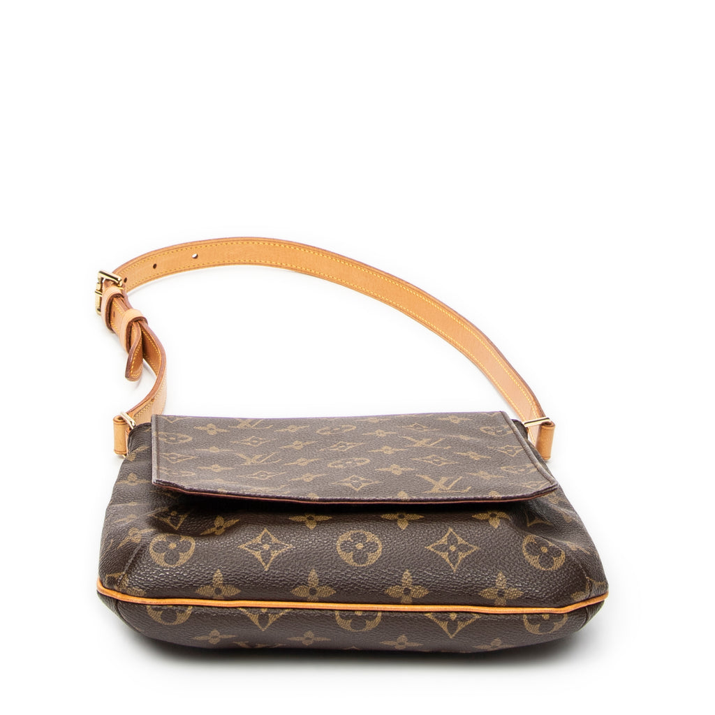 Shoulder Bag Musette Salsa Brown Monogram Canvas