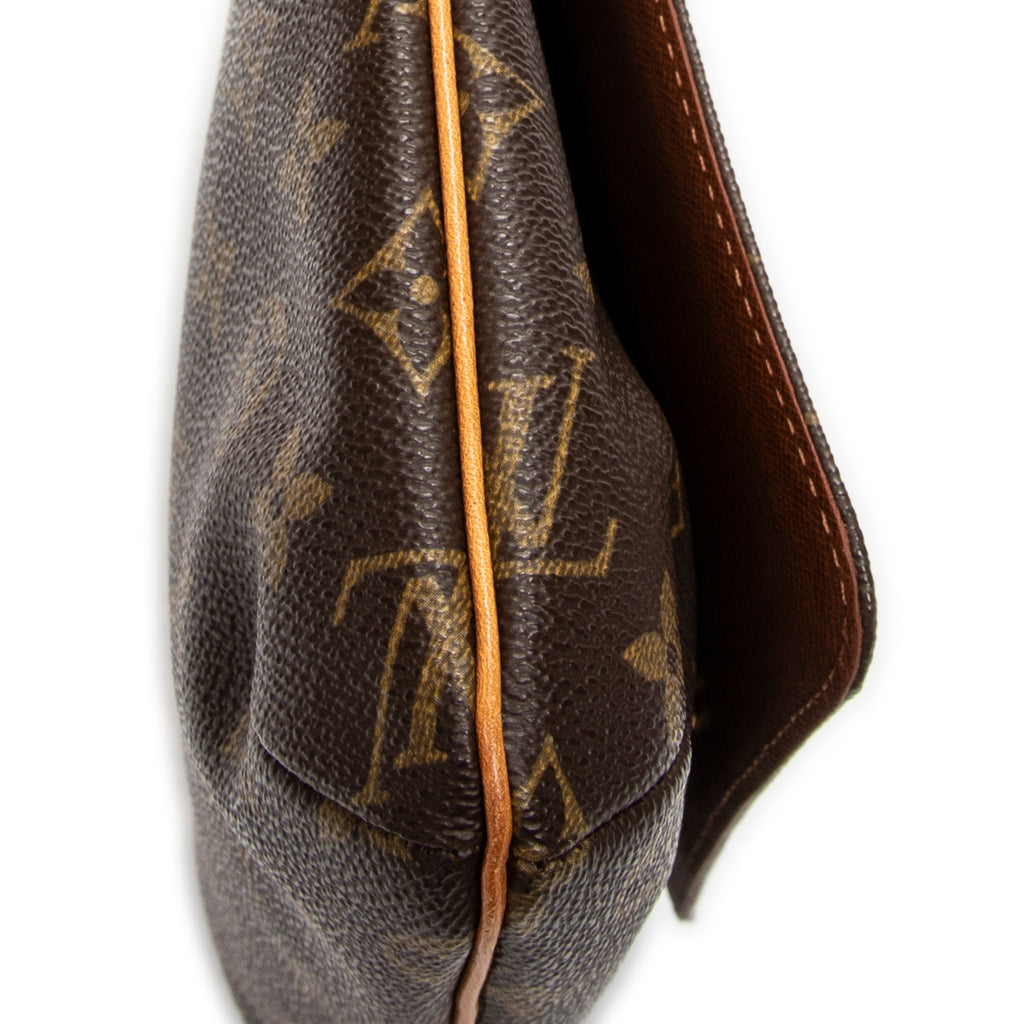 Shoulder Bag Musette Salsa Brown Monogram Canvas