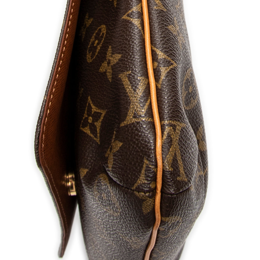 Shoulder Bag Musette Salsa Brown Monogram Canvas