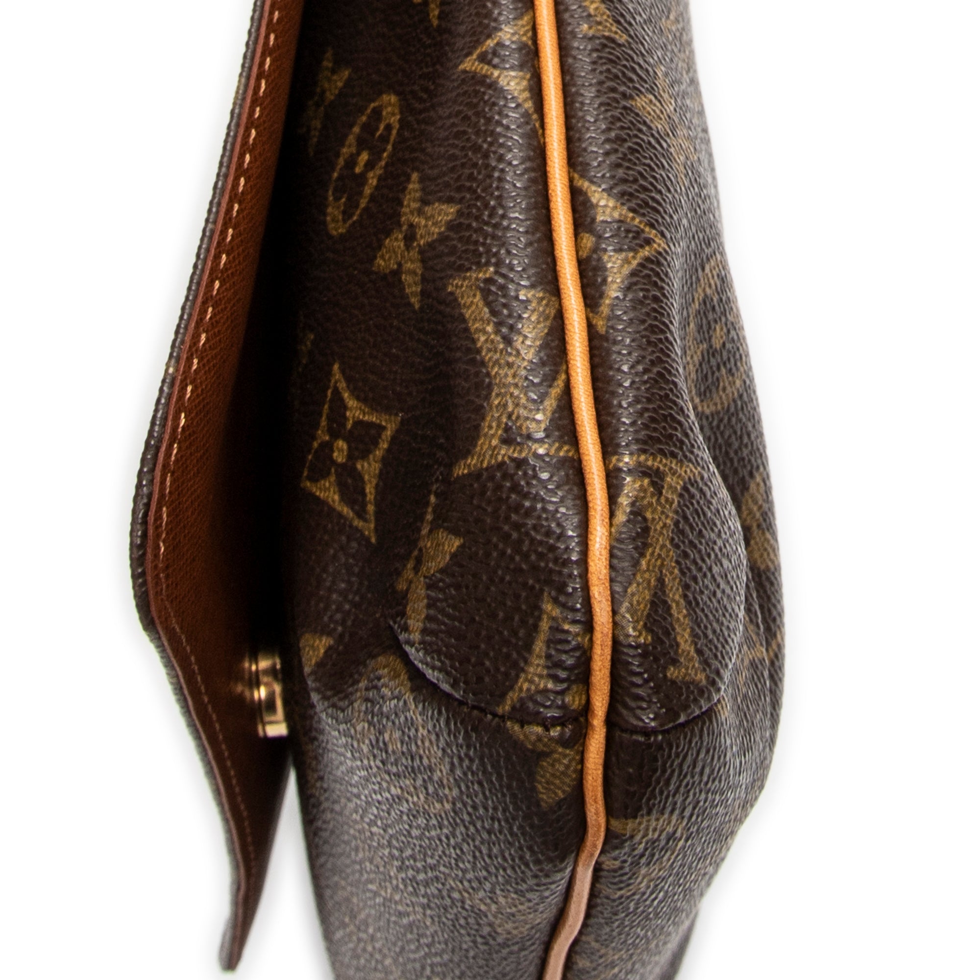Shoulder Bag Musette Salsa Brown Monogram Canvas