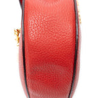 Shoulder Bag Mini Drew Red Grained Calfskin Leather