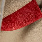 Shoulder Bag Mini Drew Red Grained Calfskin Leather