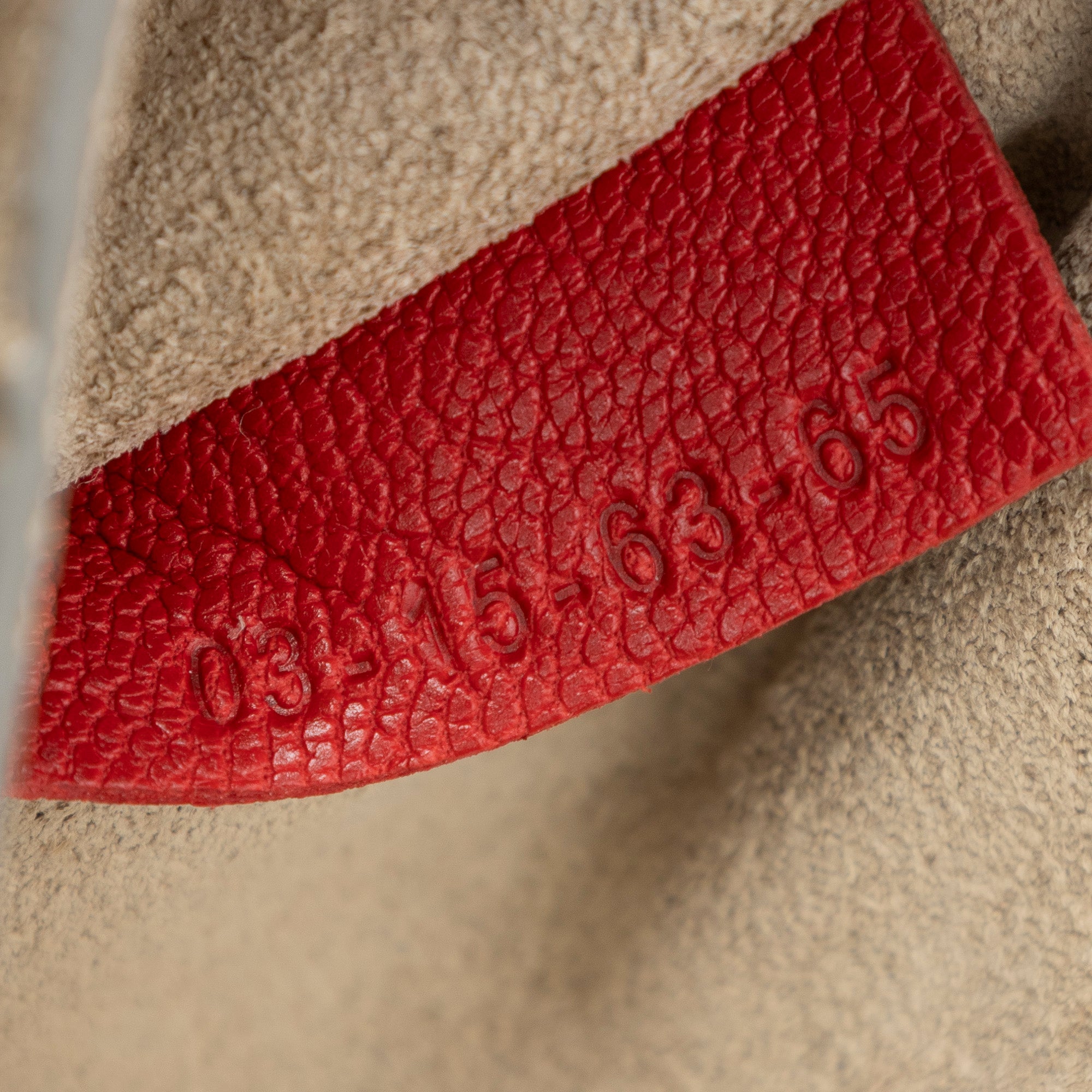 Shoulder Bag Mini Drew Red Grained Calfskin Leather