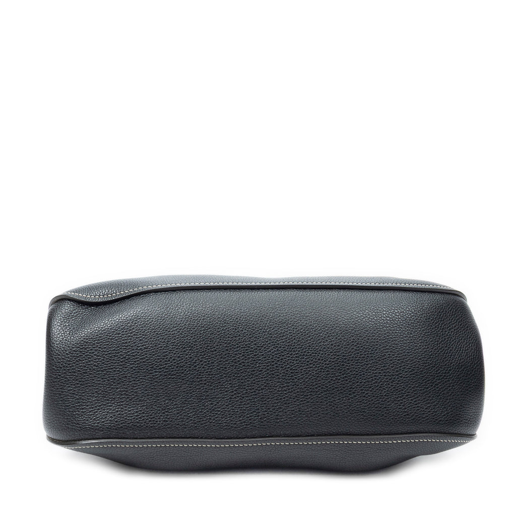 Clutch Darryl Clutch Black Grained Calfskin Leather