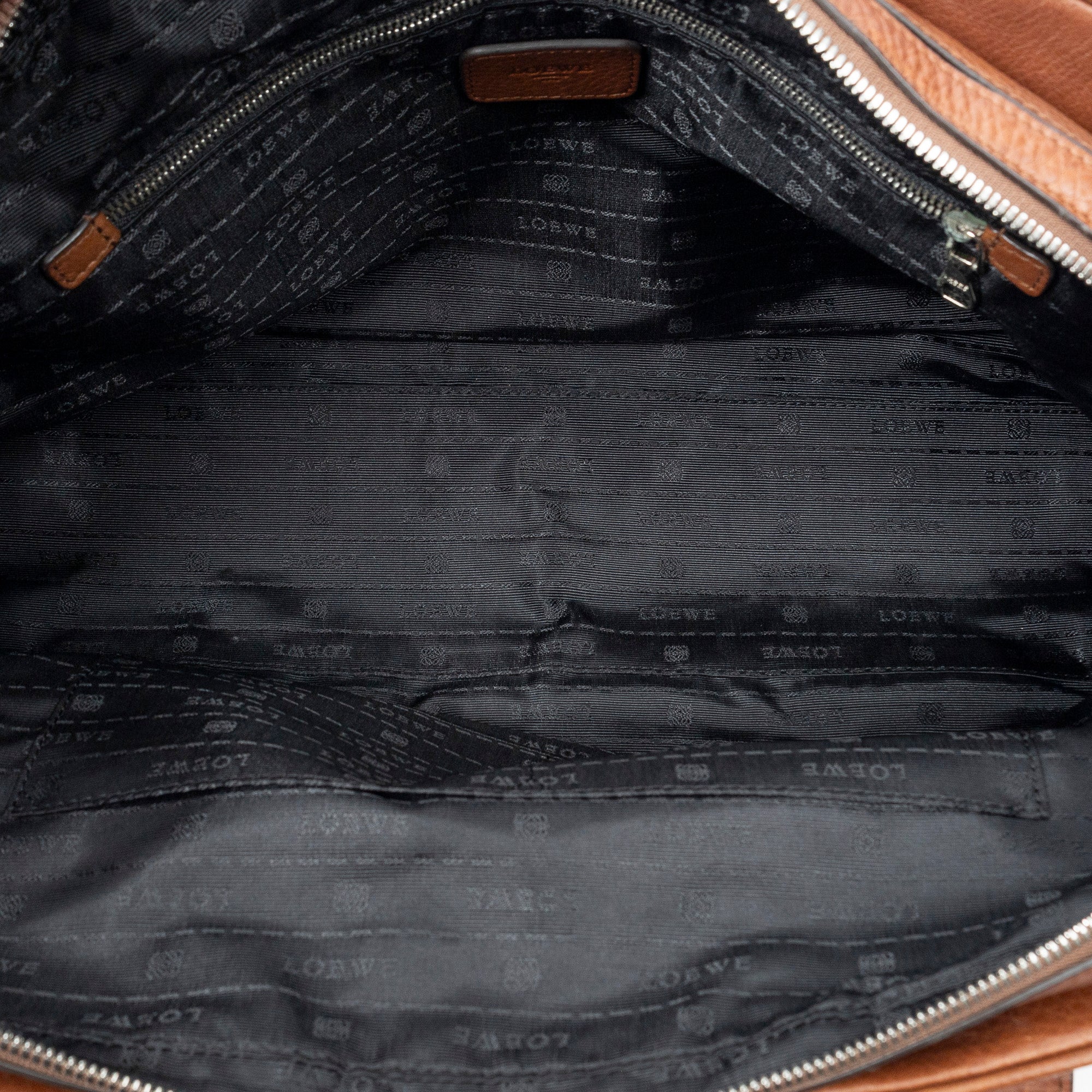 Shoulder Bag Heritage Flap Pocket Boston Brown Grained Calfskin Leather