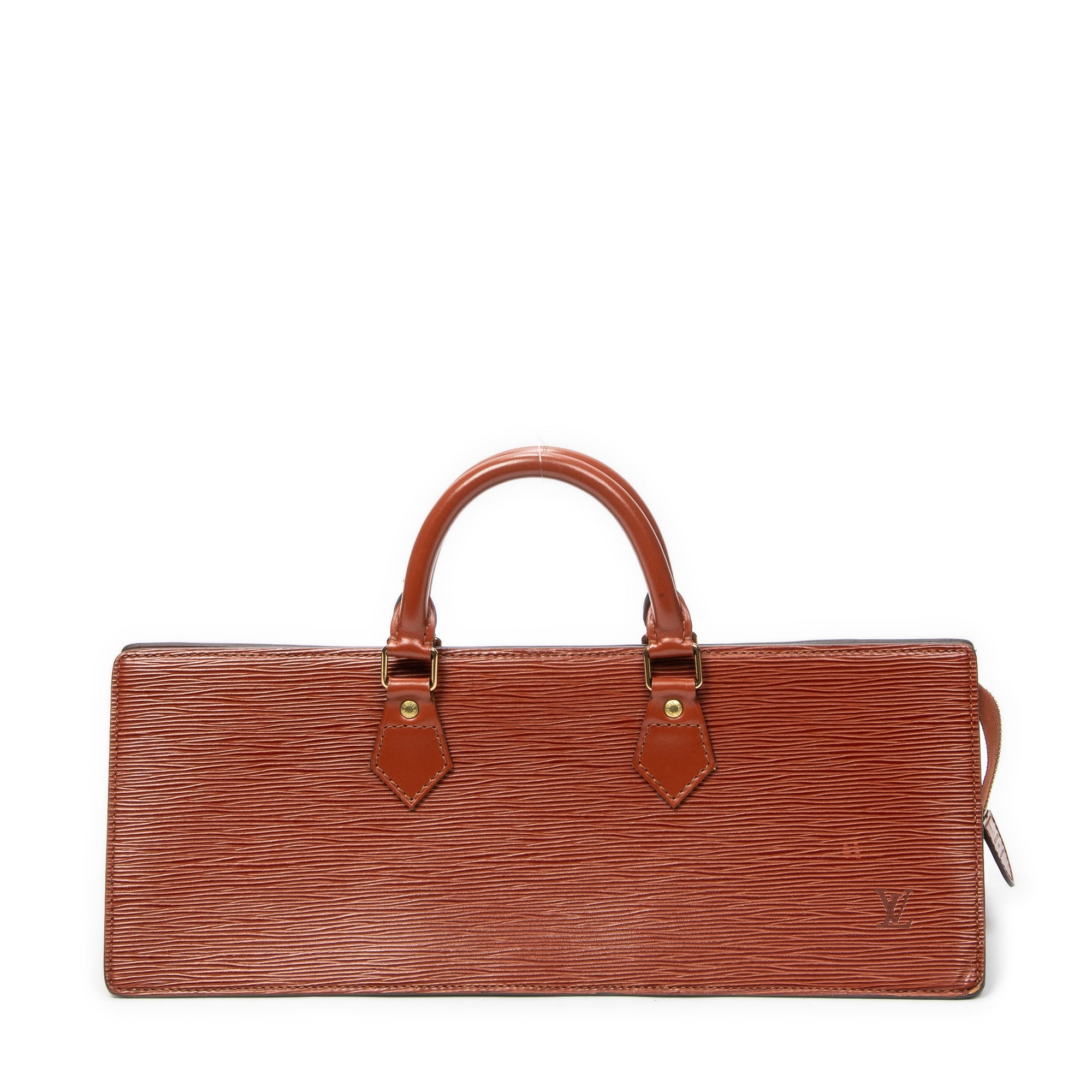 Handbag Sac Triangle Tan Epi
