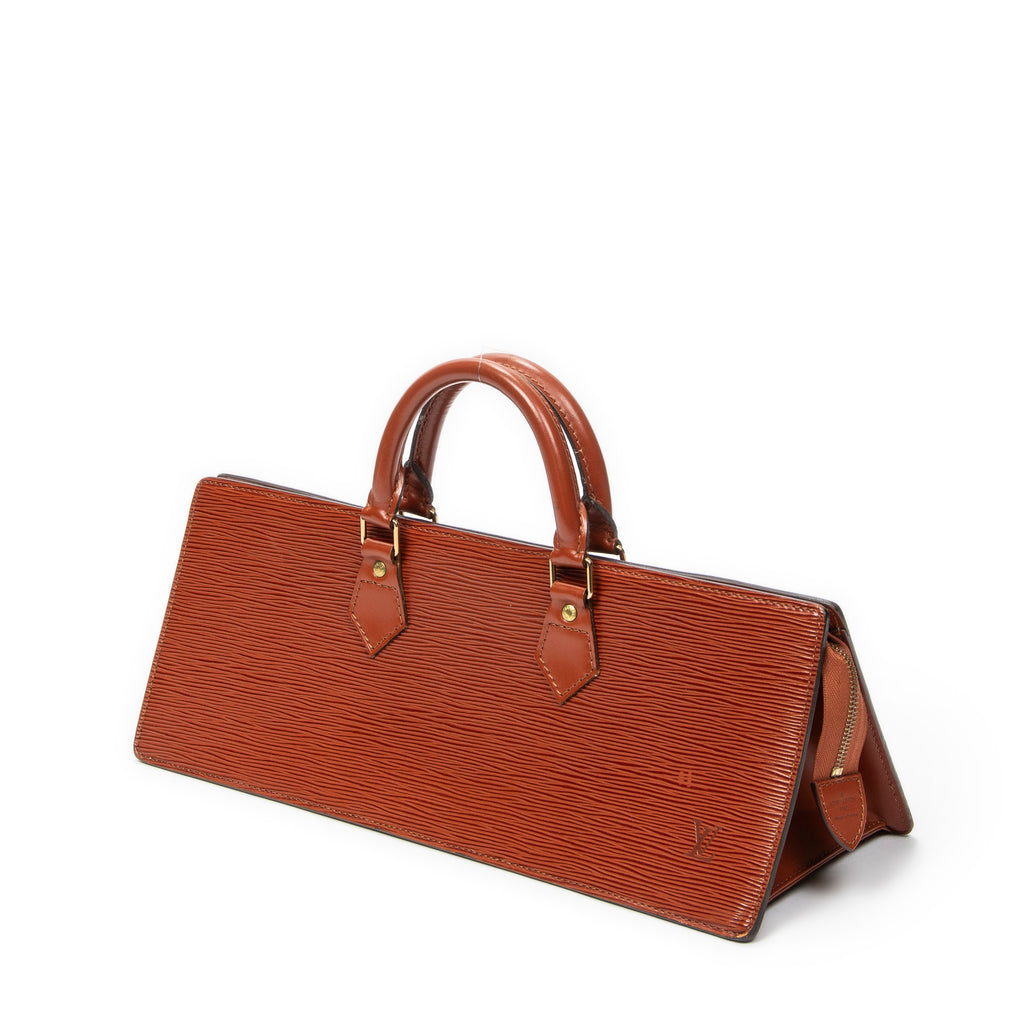 Handbag Sac Triangle Tan Epi