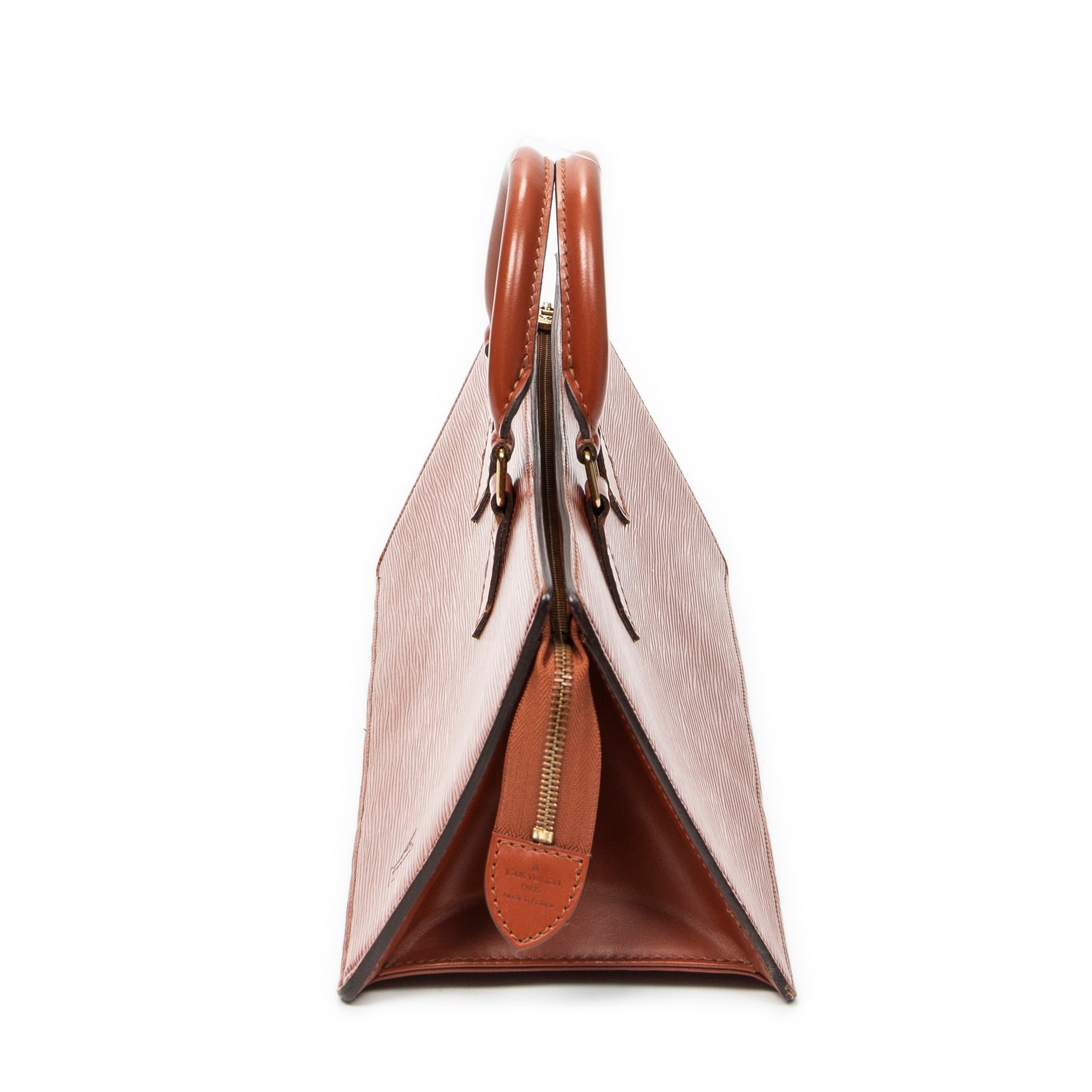 Handbag Sac Triangle Tan Epi
