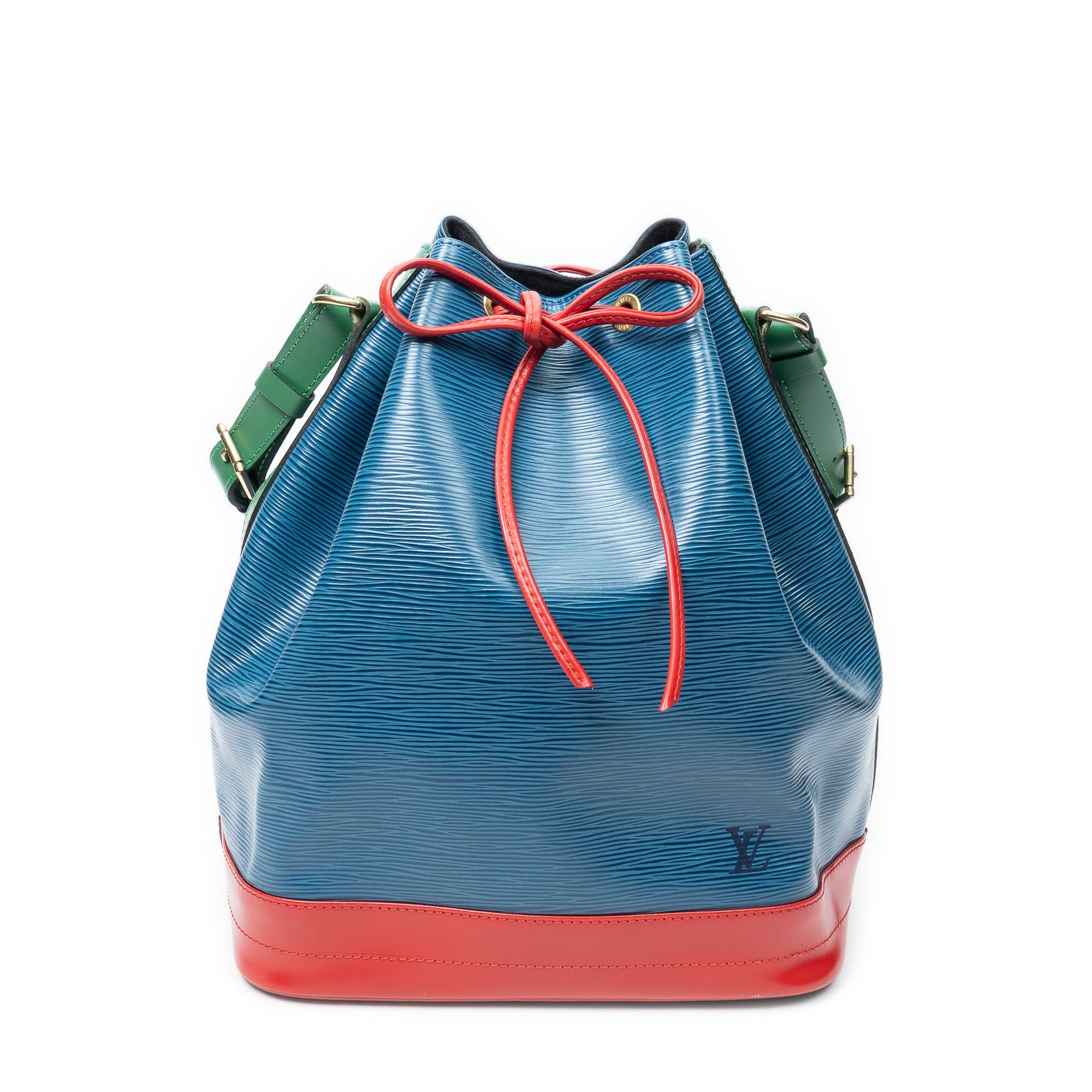 Shoulder Bag Noe Tricolor GM Blue Epi