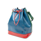 Shoulder Bag Noe Tricolor GM Blue Epi