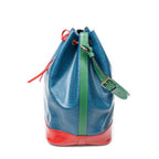 Shoulder Bag Noe Tricolor GM Blue Epi