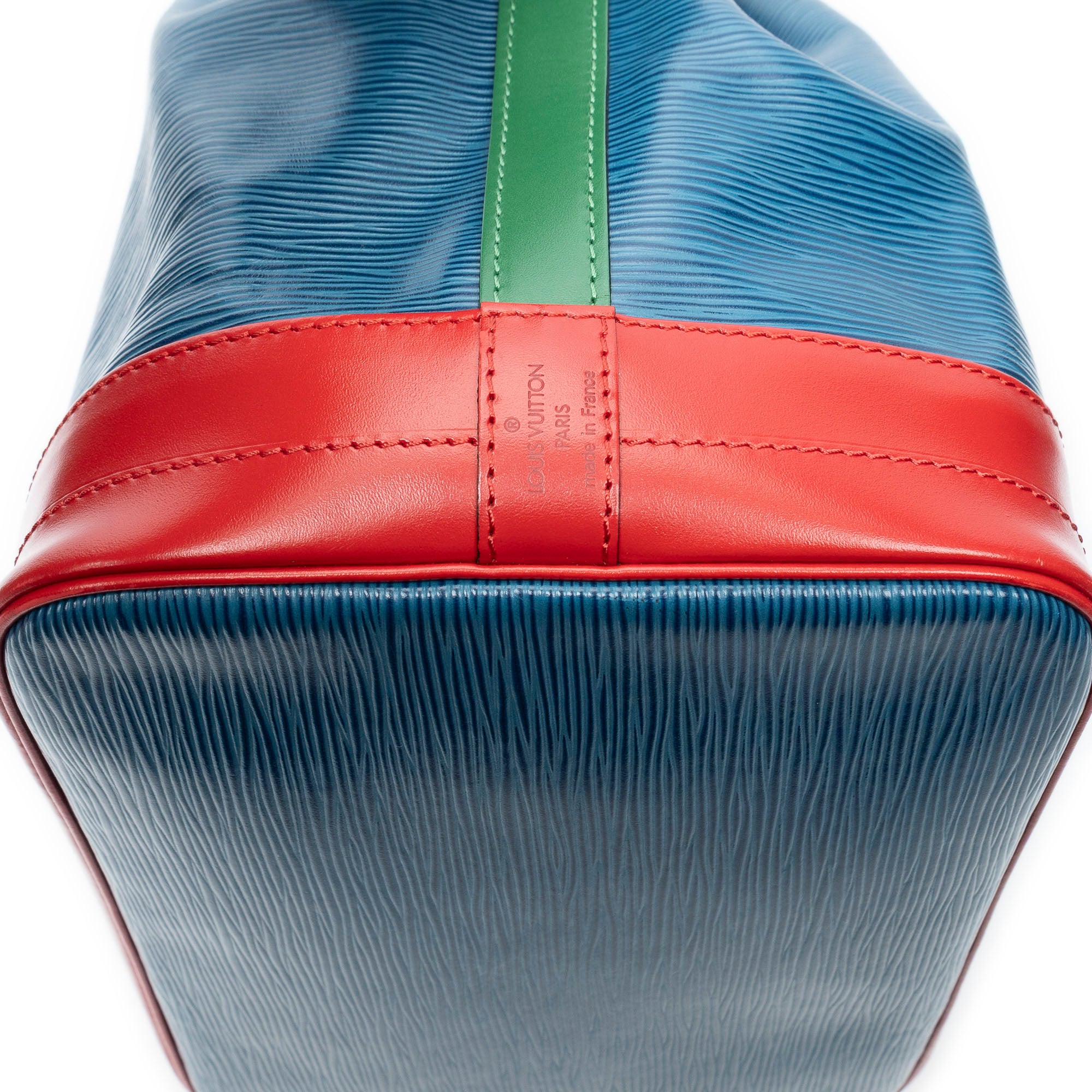 Shoulder Bag Noe Tricolor GM Blue Epi