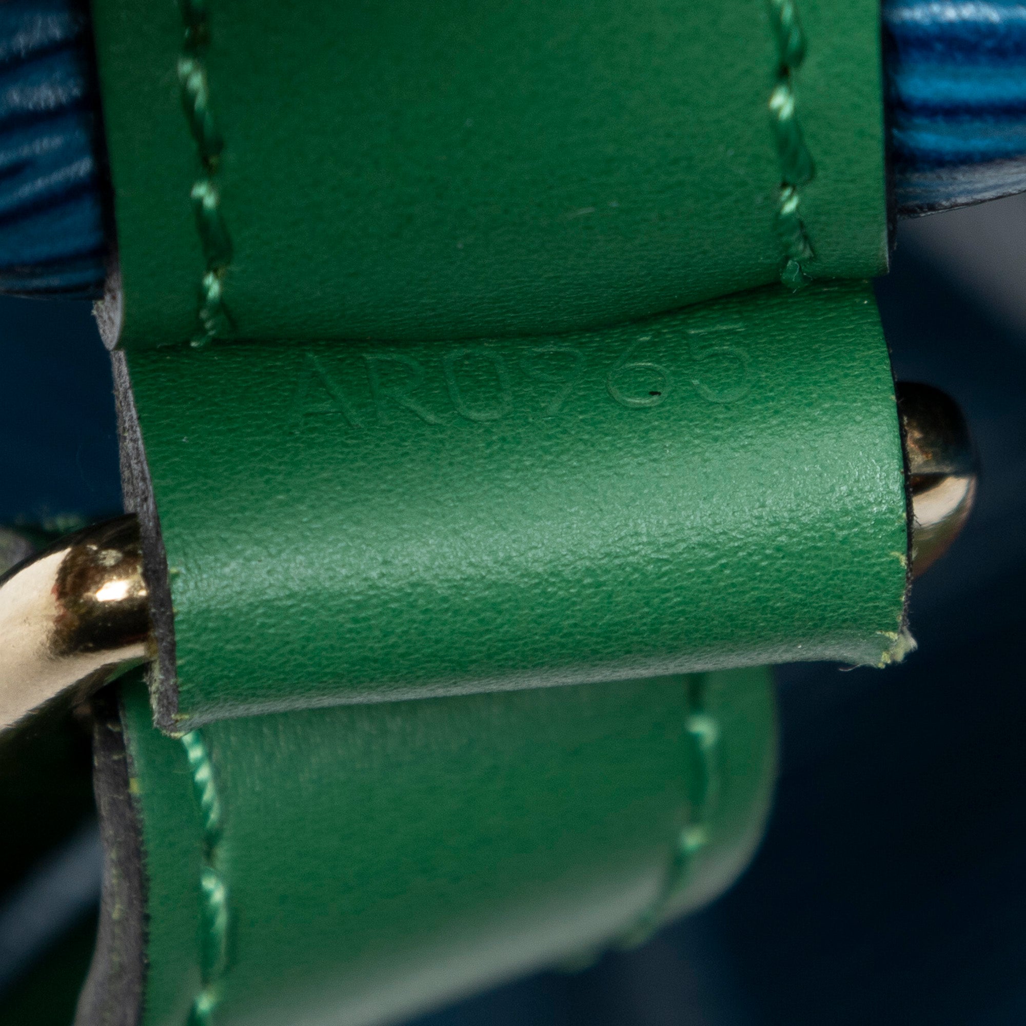 Shoulder Bag Noe Tricolor GM Blue Epi