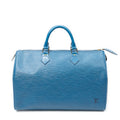 Handbag Speedy 35 Blue Epi