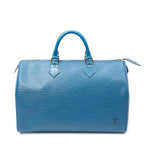 Handbag Speedy 35 Blue Epi