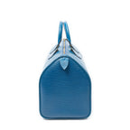Handbag Speedy 35 Blue Epi