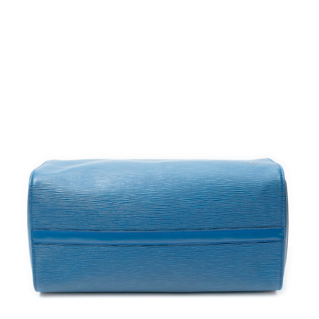 Handbag Speedy 35 Blue Epi