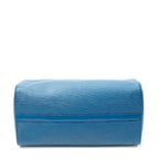Handbag Speedy 35 Blue Epi