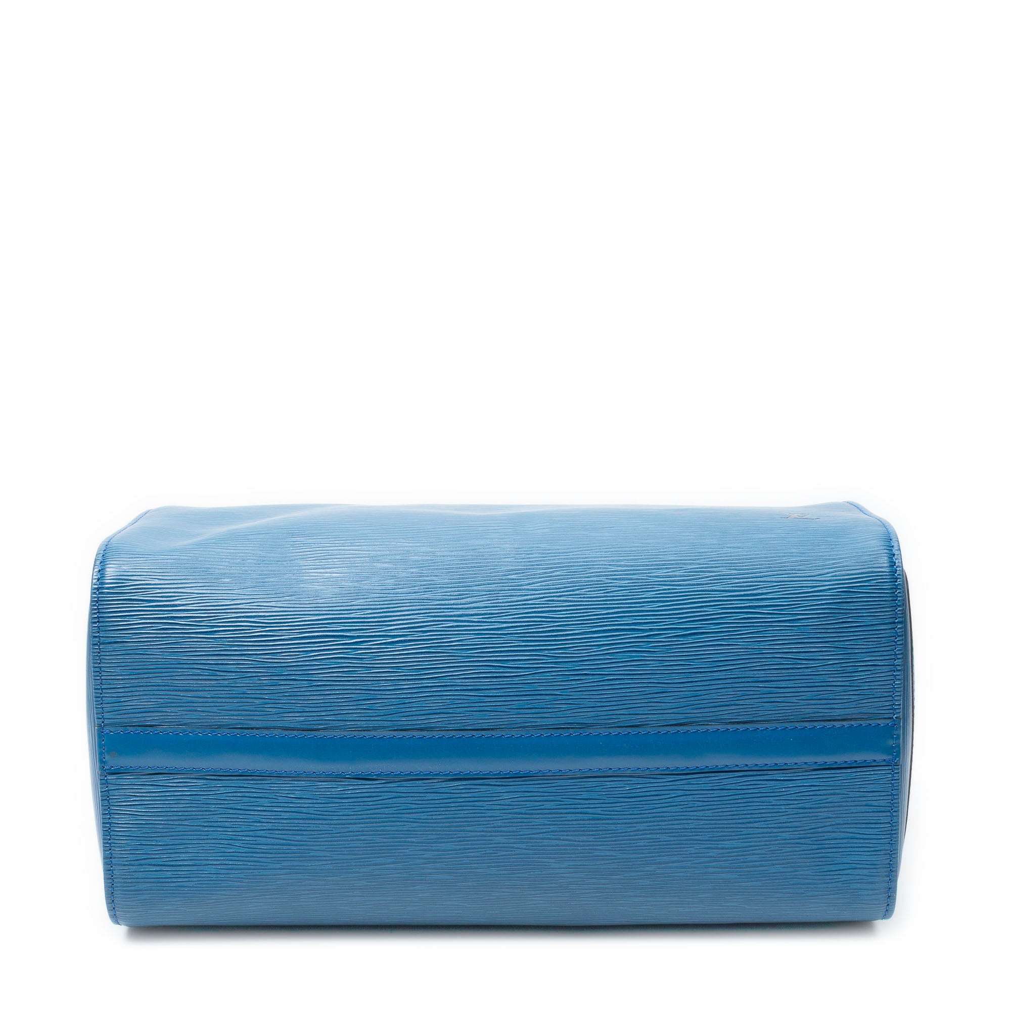 Handbag Speedy 35 Blue Epi