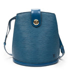 Shoulder Bag Cluny Blue Epi