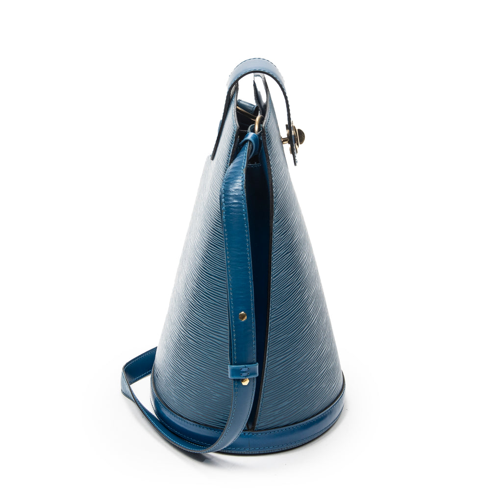 Shoulder Bag Cluny Blue Epi