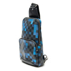 Backpack Avenue Sling Backpack Black Damier Graphite Pixel
