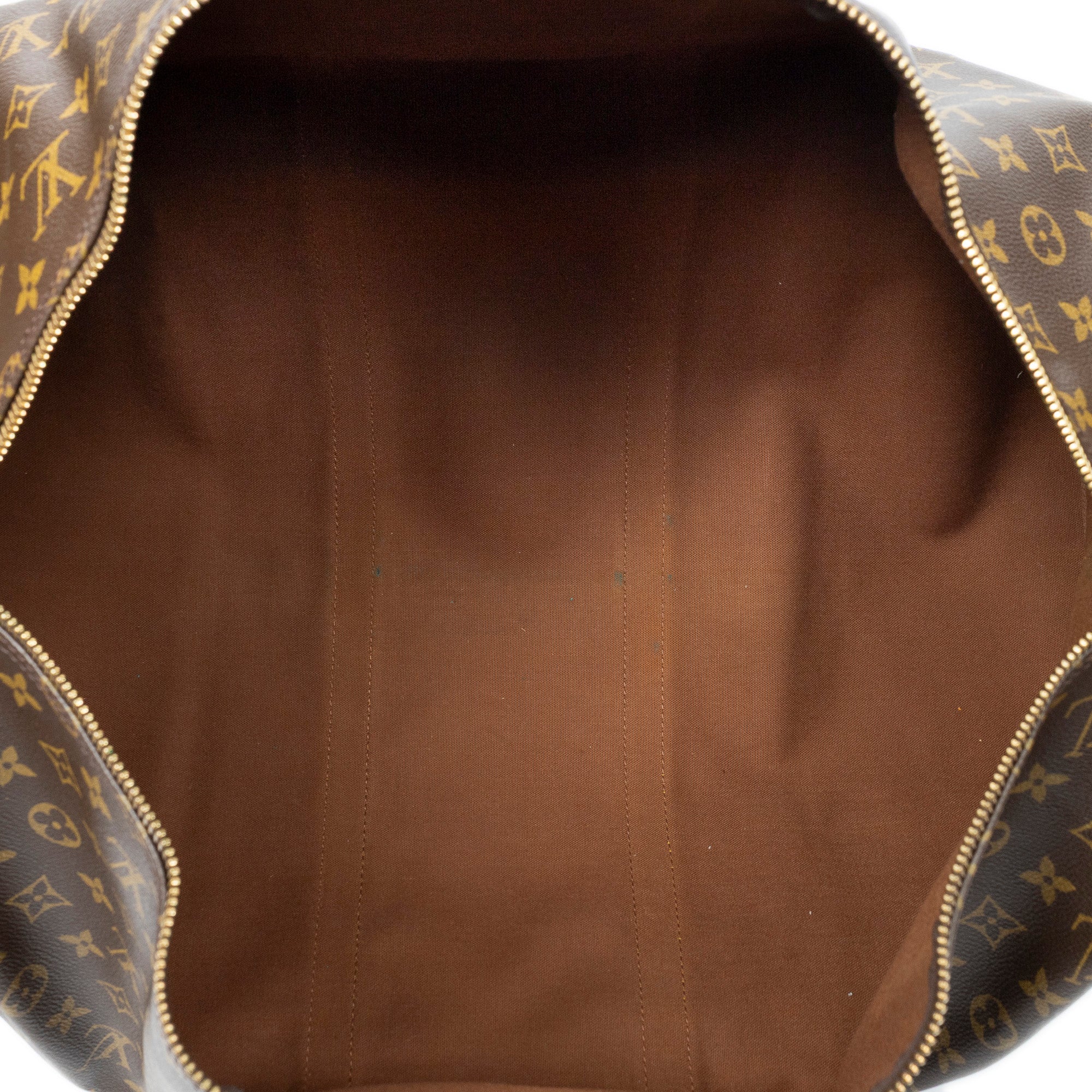 Travel Bag Keepall Bandouliere 55 Brown Monogram Canvas