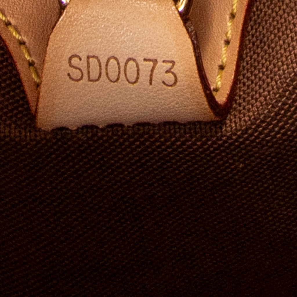 Handbag Ellipse PM Brown Monogram Canvas