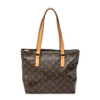 Shoulder Bag Cabas Piano Brown Monogram Canvas