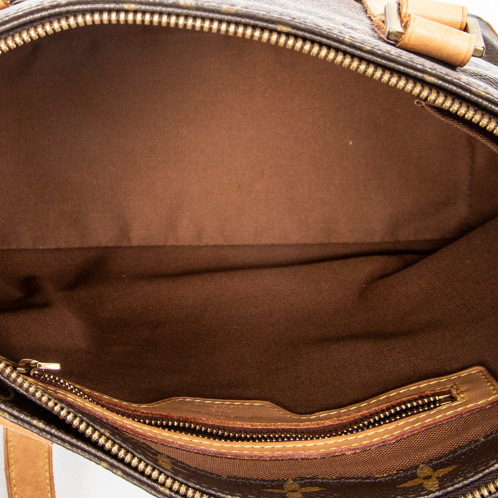 Shoulder Bag Cabas Piano Brown Monogram Canvas