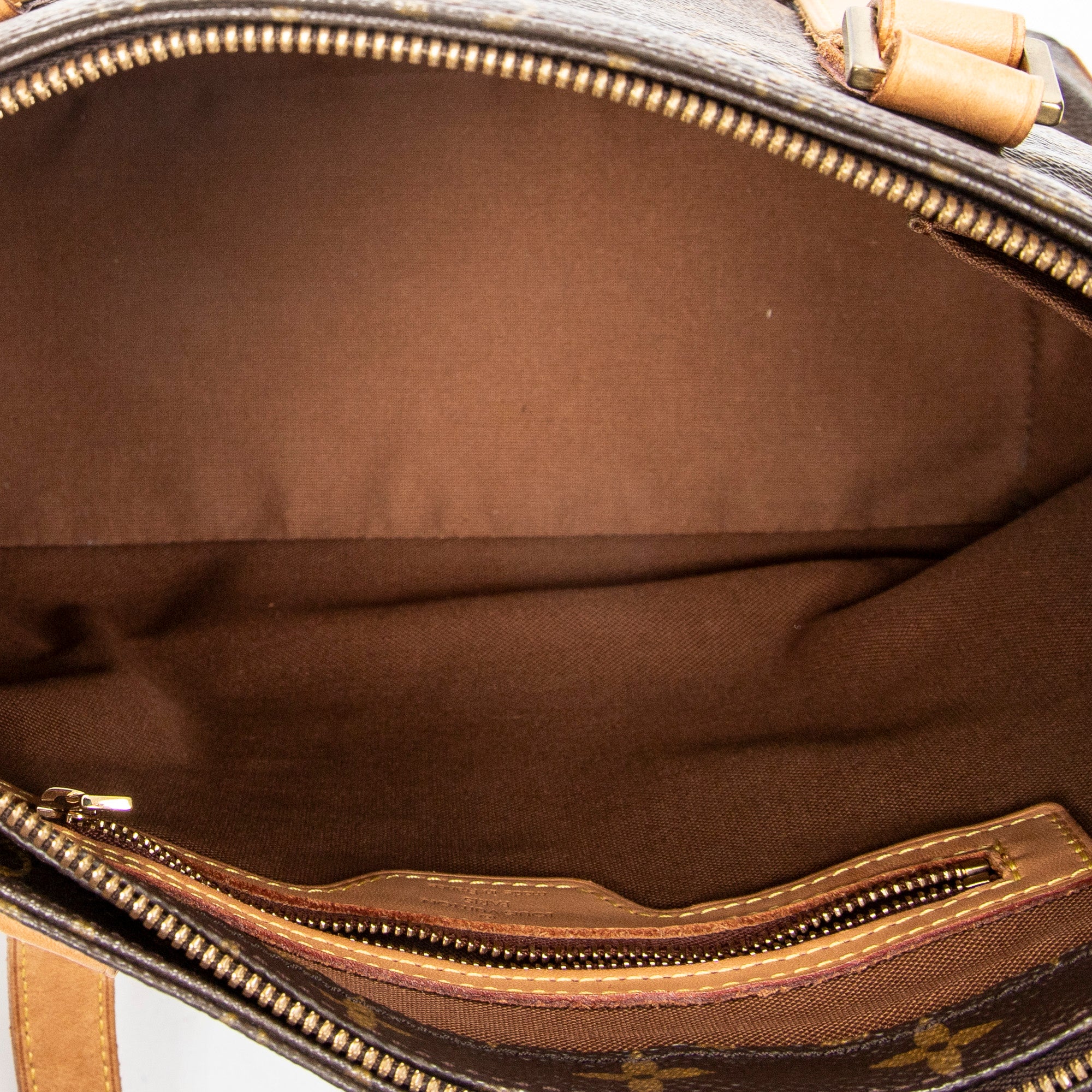 Shoulder Bag Cabas Piano Brown Monogram Canvas