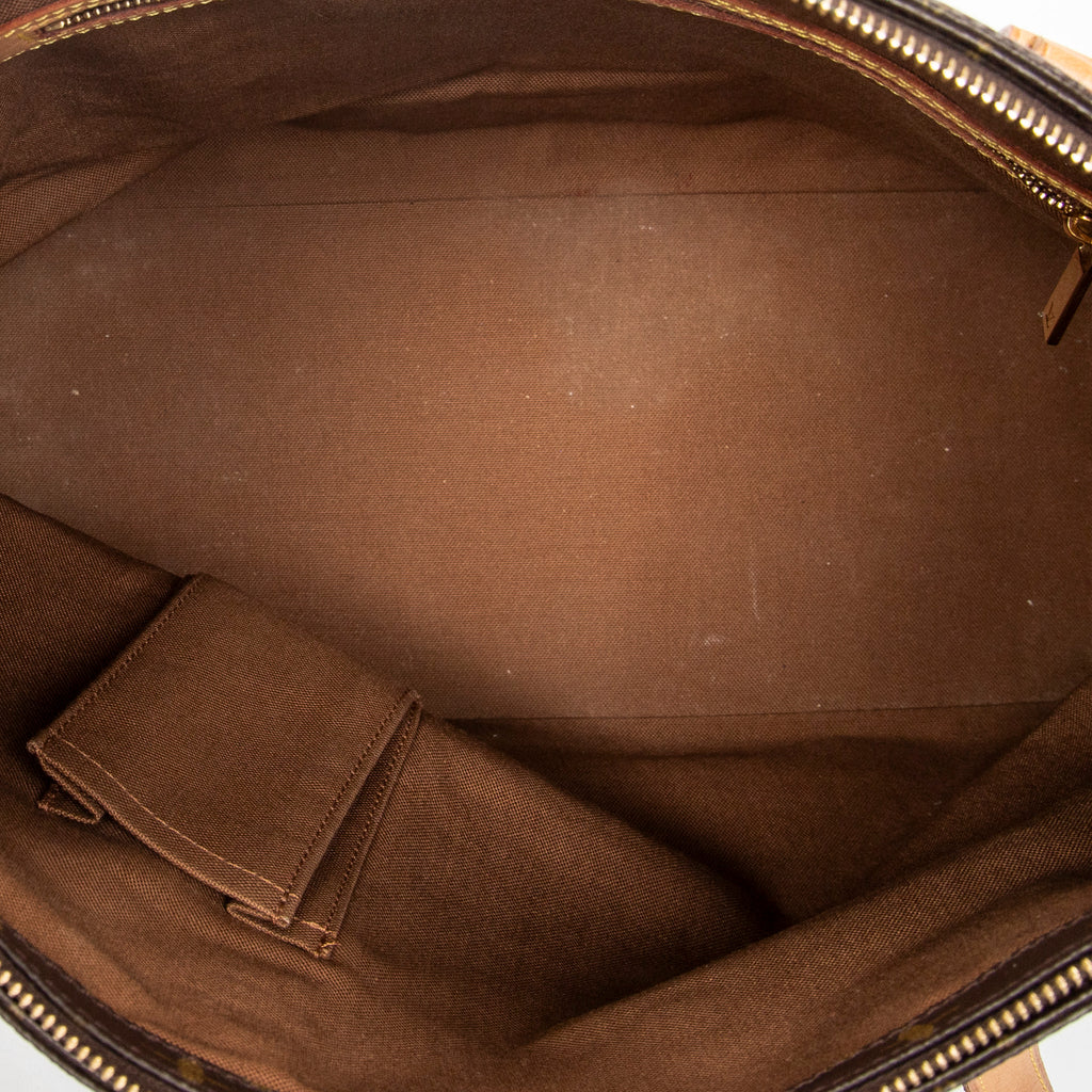 Shoulder Bag Cabas Mezzo Brown Monogram Canvas