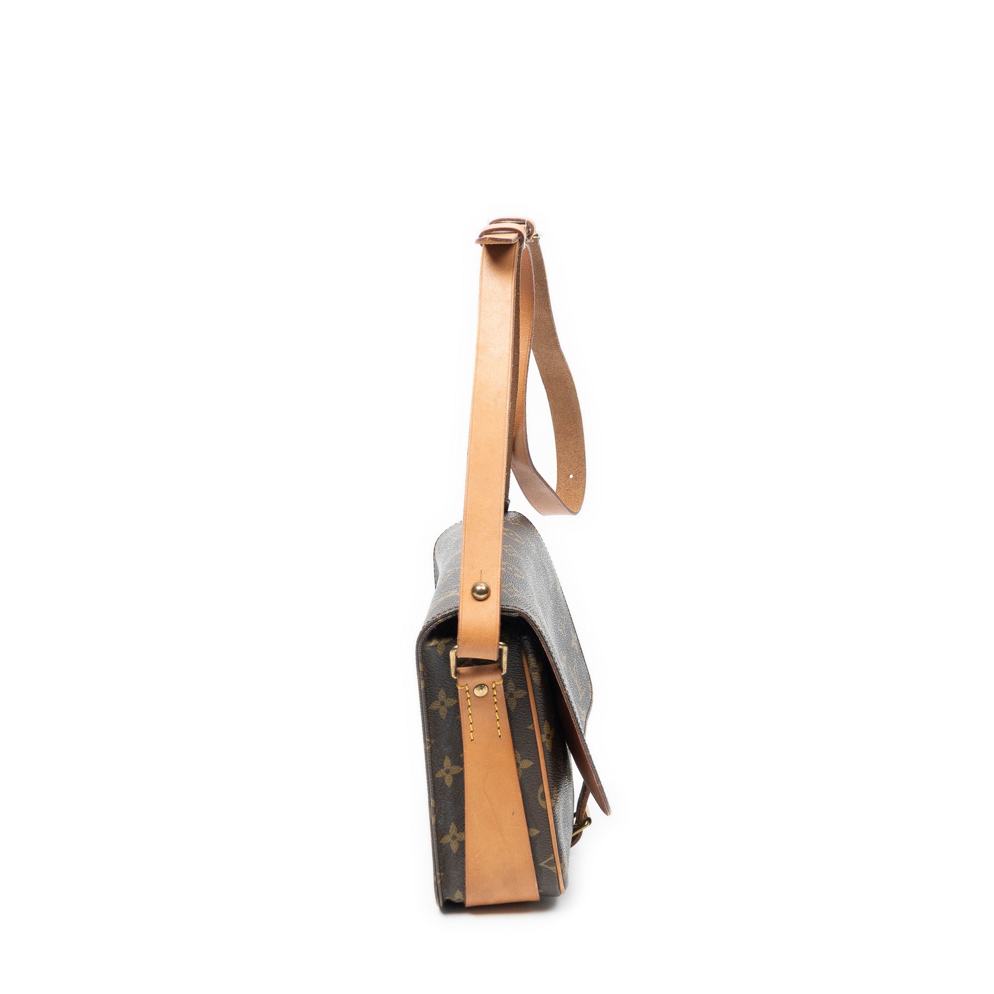 Sac bandoulière Cartouchière MM Toile Monogram Marron