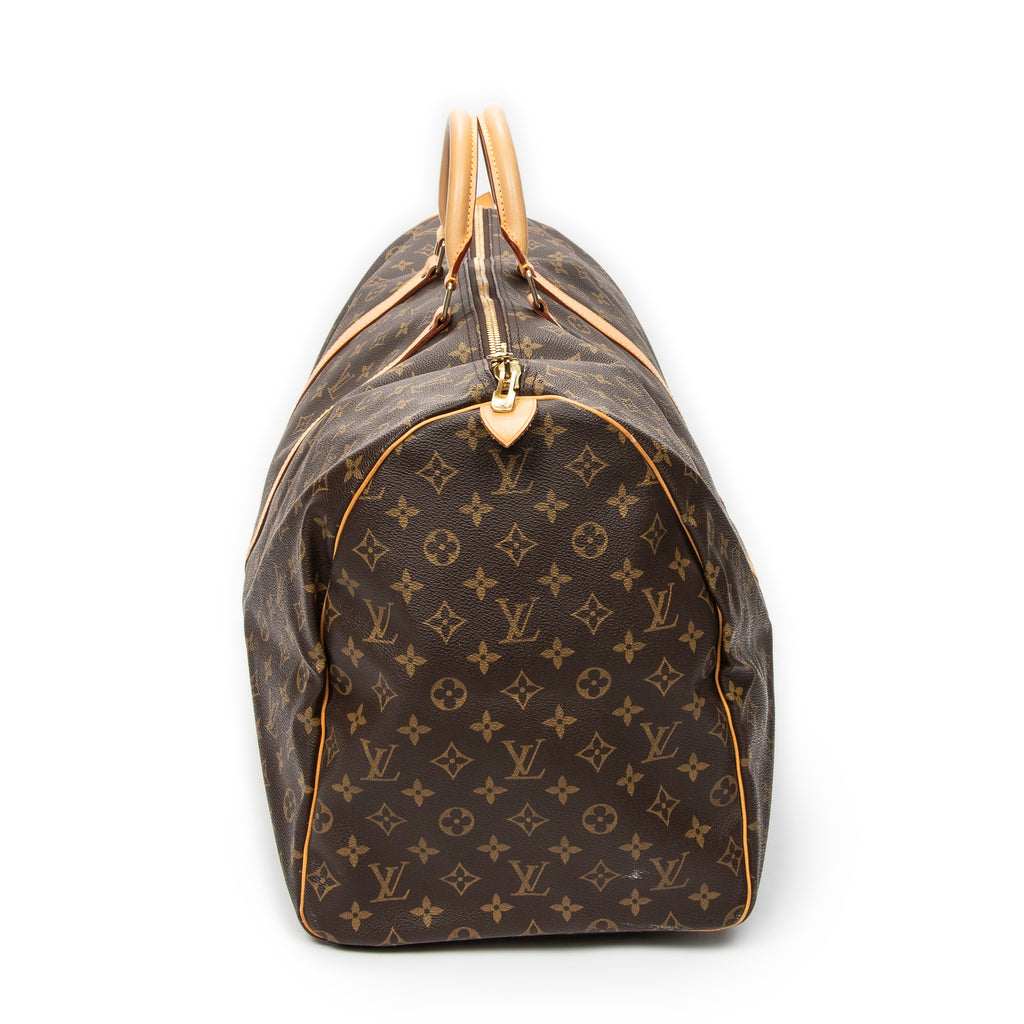 Travel Bag Keepall 60 Brown Monogram Canvas